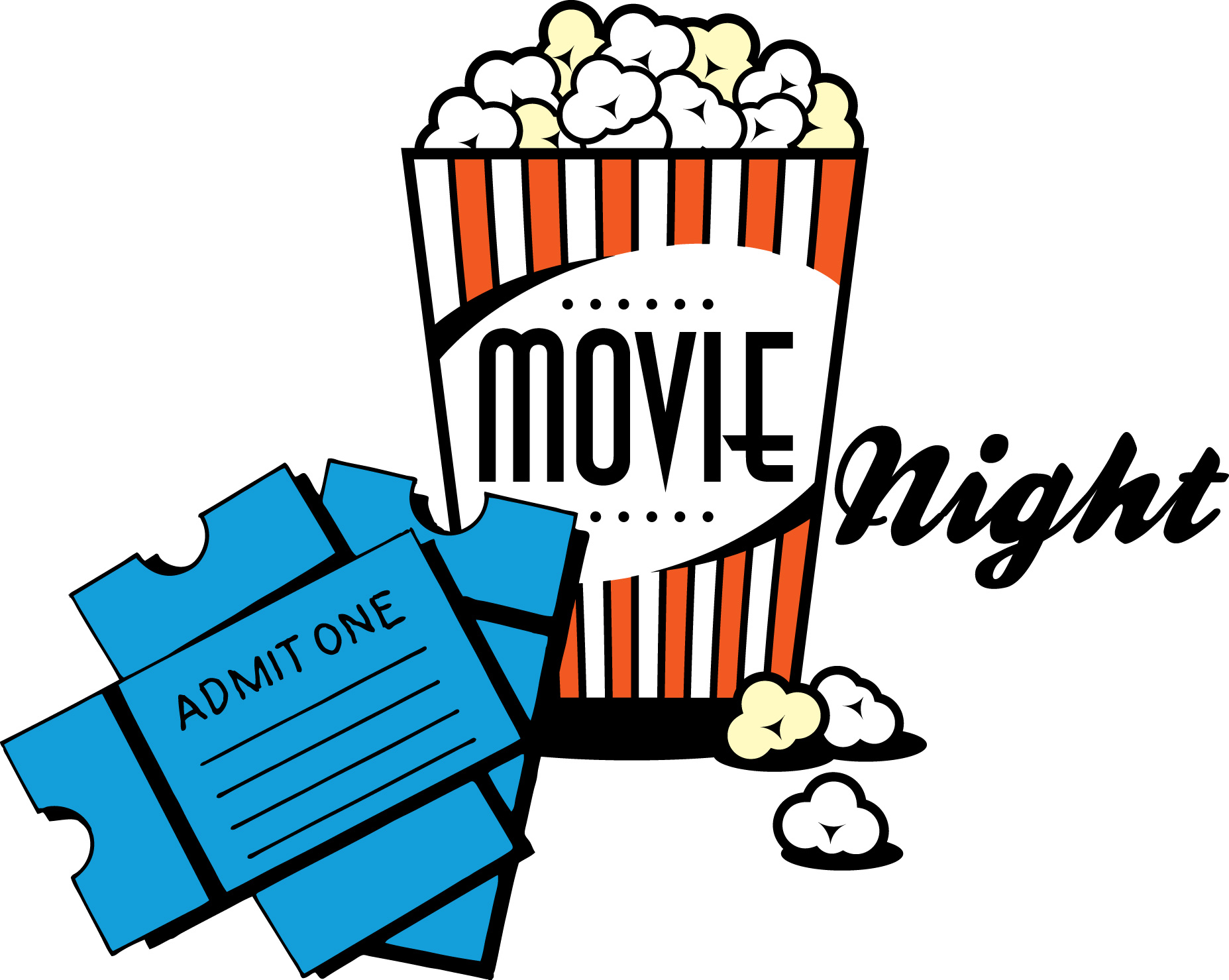 family movie night clipart free - photo #6